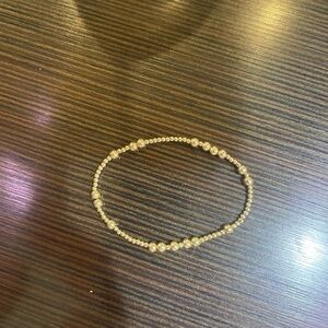 eNewton Classic Joy Pattern 4mm Bead Bracelet